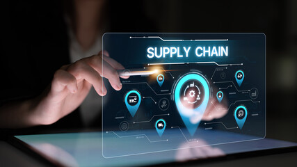 Supply chain processes with data-driven logistics, transportation, and distribution. enhances...