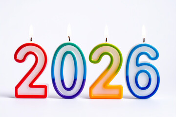 Kerzen in Zahlen 2026, Silvester, Jahreswechsel 