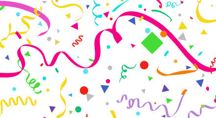 Obraz premium Confettis de fête