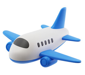 3d render icon of an airplane