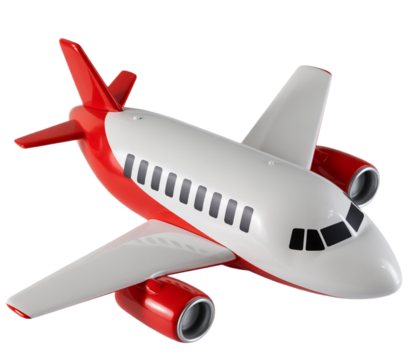 airplane isolated on white