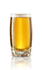 a small mug of beer