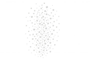 Water air bubbles flowing rising up, abstract fizz, sparkling carbonated drink liquid effervescence motion