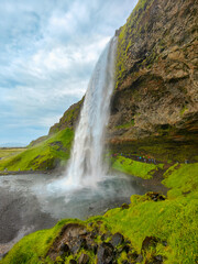 Seljalandsfoss waterfall in Iceland