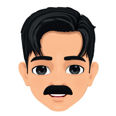 smiling middle aged man face