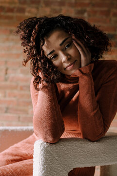 Portrait of Woman in Chair