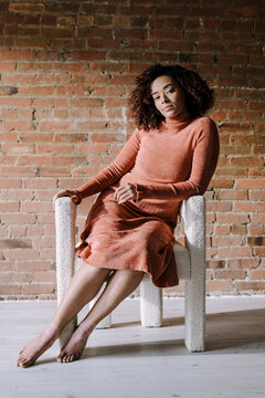 Portrait of Woman in Chair