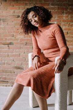 Portrait of Woman in Chair