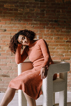 Portrait of Woman in Chair