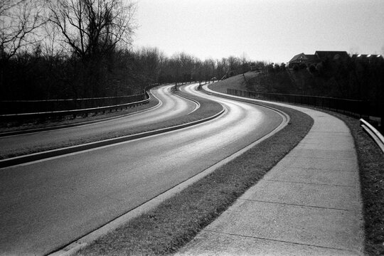 Suburban S-Curve Road 