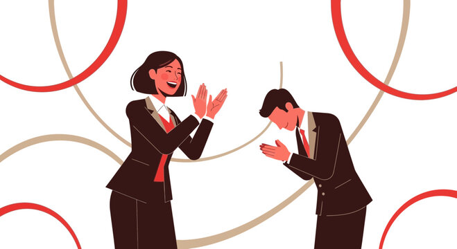 Applauding Employee Receiving Recognition And Appreciation For Their Hard Work - Powered by Adobe