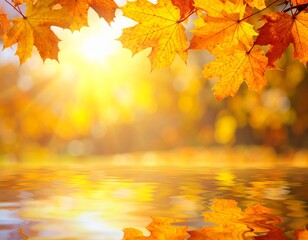 Generated image　鮮やかな紅葉