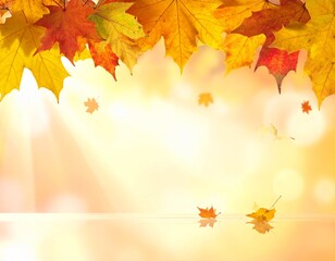 Generated image　鮮やかな紅葉