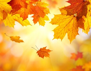 Generated image　鮮やかな紅葉