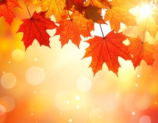 Generated image　鮮やかな紅葉