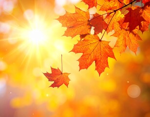 Generated image　鮮やかな紅葉