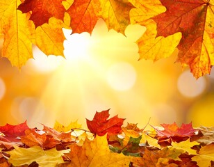 Generated image　鮮やかな紅葉
