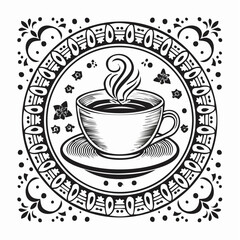 coffee cup icon vector