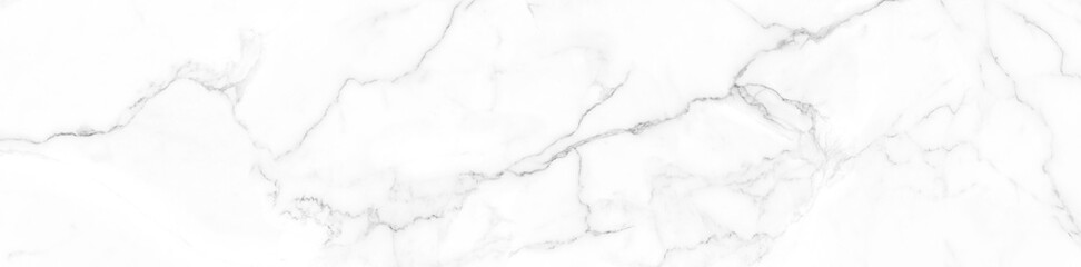 Fototapeta premium Smooth white marble texture with fine gray veins, minimalist natural stone background, skinali