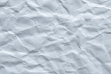 Soft White Crumpled Paper Texture Background for Photography, Design, and Art Projects Featuring Natural Organic Feel