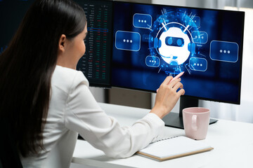 Chatbot software application for brisk online business that automatically reply to customer questions