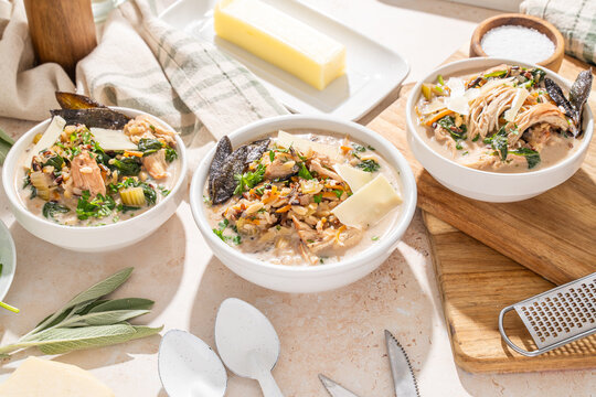 Leftover Thanksgiving Turkey Soup