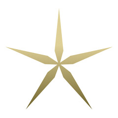 Obraz premium seasonal holiday star - gold