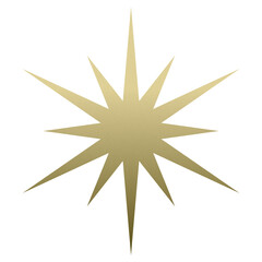 Obraz premium seasonal holiday star - gold