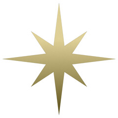 Obraz premium seasonal holiday star - gold