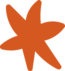 Abstract Starfish Shape