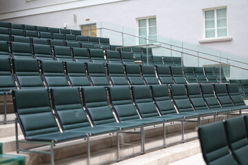 Fototapeta premium Contemporary and Modern Auditorium Seating for Various Events and Important Presentations