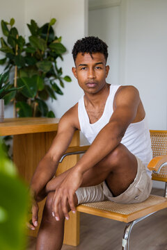 man sitting on chair 