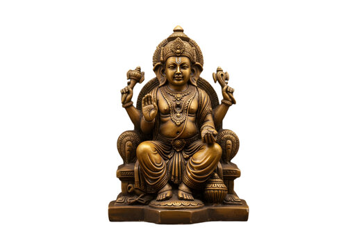 Lord Kubera on Transparent Background