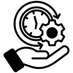 Time Management mixed icon