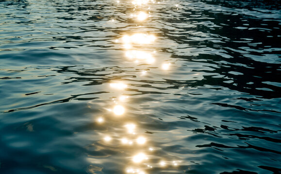 Golden Sunlight on Water