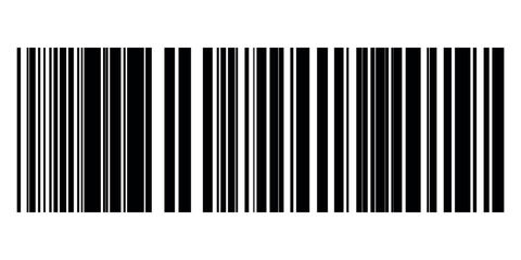 Barcode isolated on color background. Code stripes sticker. Barcode labels, customers qr code.