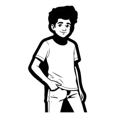 vector illustration of a woman