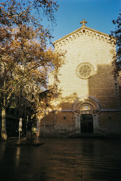 The Sant Joan Church on Plaza Virreina in Gracia, Barcelona