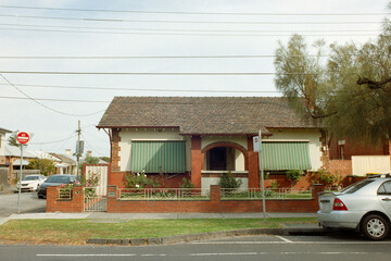 Charming Brick House With Green Awnings in Footscray