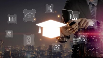 Online learning system combining digital education, e-learning, and virtual classroom to enhance learning, assessment, and global knowledge sharing. Marrow - Powered by Adobe