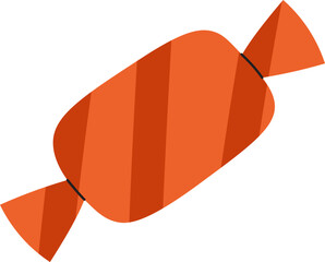 Striped Candy with Twisted Ends