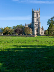 Saint Mary's Church Steeple Ashton.  Pretty country church surrounded by fields