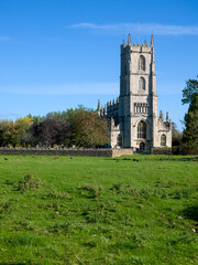 Saint Mary's Church Steeple Ashton.  Pretty country church surrounded by fields