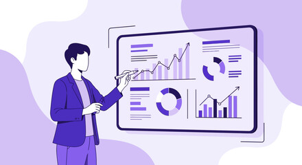 Data Analysis Presentation: A Visual Depiction of Business Statistics and Growth Charts Presentation