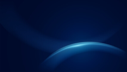 Abstract Neon technology background with Blue circle lines glowing light for Landing Page Web design