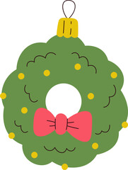 Christmas Wreath Ornament