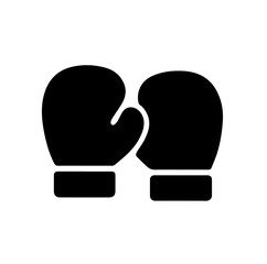 boxing gloves vector icon