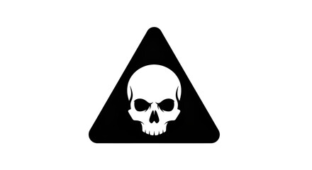 This is a stylized skull icon, perfect for use in edgy and trendy designs across various art forms