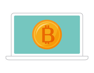 ビットコインのアイコン　仮想通貨