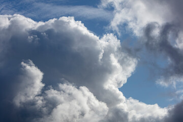 Stormy clouds and sky